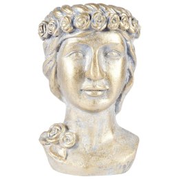 Osłona na doniczkę doniczki duża cementowa osłonka ozdobna złota głowa 33cm VILDE 339458