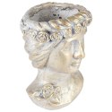 Osłona na doniczkę doniczki duża cementowa osłonka ozdobna złota głowa 33cm VILDE 339458