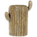 Osłona na doniczkę doniczki duża cementowa osłonka ozdobna złota kaktus 34.5cm VILDE 339456