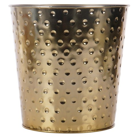 Osłona na doniczkę doniczki osłonka metalowa złota 16.5x17cm VILDE 569797