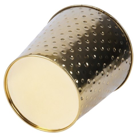 Osłona na doniczkę doniczki osłonka metalowa złota 16.5x17cm VILDE 569797