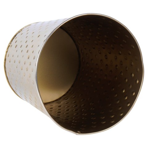 Osłona na doniczkę doniczki osłonka metalowa złota 16.5x17cm VILDE 569797