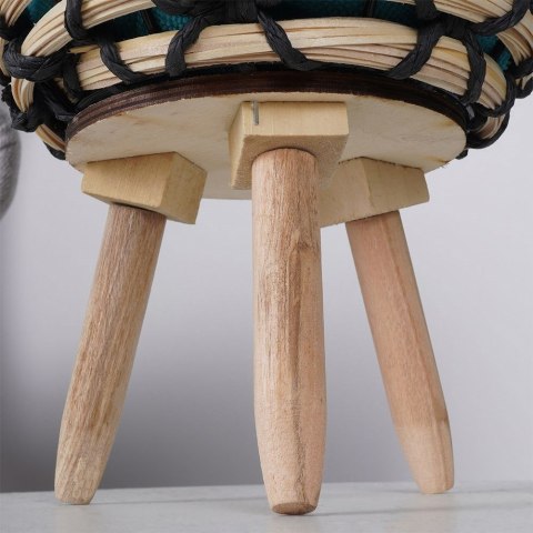 Osłona na doniczkę doniczki osłonka na nóżkach drewniana 21x28.5cm VILDE 339473-M