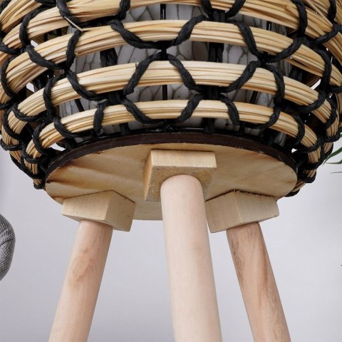 Osłona na doniczkę doniczki osłonka na nóżkach drewniana 26.5x36cm VILDE 339473-D