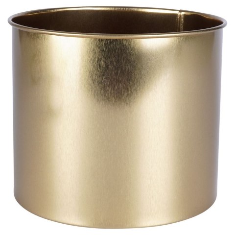 Osłona na doniczkę doniczki osłonka na stojaku metalowa złota 16x26cm VILDE 339474