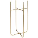 Osłona na doniczkę doniczki osłonka na stojaku metalowa złota 16.5x42cm VILDE 339470-M