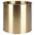 Osłona na doniczkę doniczki osłonka na stojaku metalowa złota 18x31cm VILDE 339475