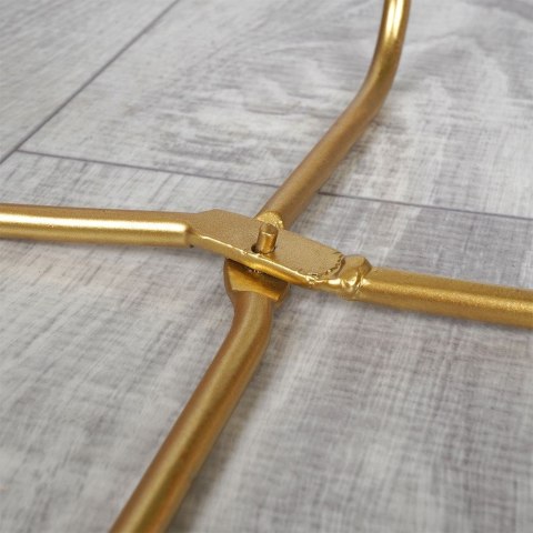 Osłona na doniczkę doniczki osłonka na stojaku metalowa złota 19.5x59cm VILDE 339470-D