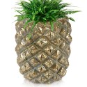 Osłona na doniczkę doniczki osłonka ozdobna złota ananas 28.5cm VILDE 339459