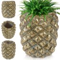 Osłona na doniczkę doniczki osłonka ozdobna złota ananas 28.5cm VILDE 339459