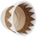 Osłona na doniczki osłonka wiklinowa doniczka beżowa 24.5x20cm VILDE 569587-B