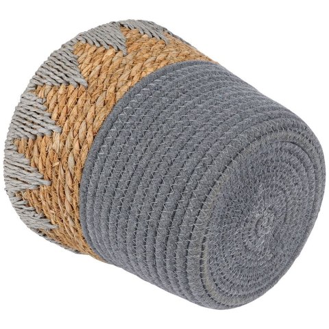 Osłona na doniczki osłonka wiklinowa doniczka szara 24.5x20cm VILDE 569587-S