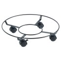Podstawka pod doniczkę donicę na kółkach metalowa stojak 40 cm PROGARDEN 569971