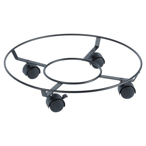 Podstawka pod doniczkę donicę na kółkach metalowa stojak 40 cm PROGARDEN 569971