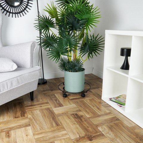 Podstawka pod doniczkę donicę na kółkach metalowa stojak 40 cm PROGARDEN 569971