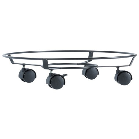 Podstawka pod doniczkę donicę na kółkach metalowa stojak 40 cm PROGARDEN 569971