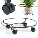 Podstawka pod doniczkę donicę na kółkach metalowa stojak 40 cm PROGARDEN 569971