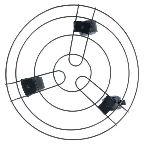 Podstawka pod doniczkę donicę okrągła na kółkach metalowa stojak 31.5 cm PROGARDEN 569970