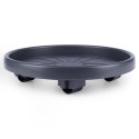 Podstawka stojak pod doniczkę donicę okrągła na kółkach podkładka 30 cm PROGARDEN 339484