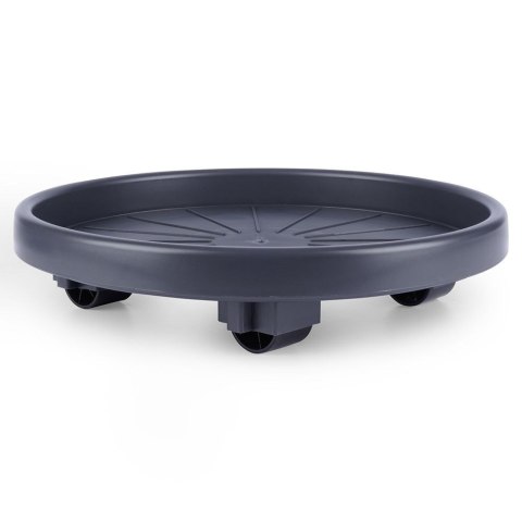 Podstawka stojak pod doniczkę donicę okrągła na kółkach podkładka 30 cm PROGARDEN 339484