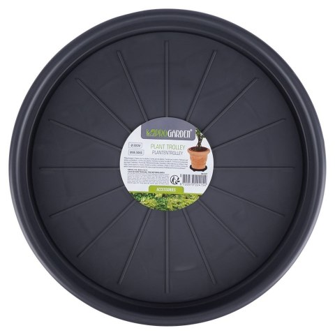 Podstawka stojak pod doniczkę donicę okrągła na kółkach podkładka 30 cm PROGARDEN 339484