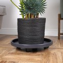 Podstawka stojak pod doniczkę donicę okrągła na kółkach podkładka 35 cm PROGARDEN 339485
