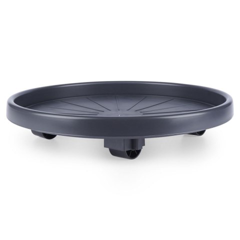 Podstawka stojak pod doniczkę donicę okrągła na kółkach podkładka 35 cm PROGARDEN 339485