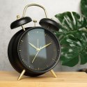 Zegar budzik czarny stołowy analogowy 16.5cm VILDE 569423