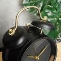 Zegar budzik czarny stołowy analogowy 16.5cm VILDE 569423