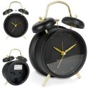 Zegar budzik czarny stołowy analogowy 16.5cm VILDE 569423