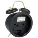 Zegar budzik czarny stołowy analogowy 16.5cm VILDE 569423