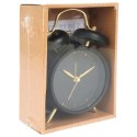 Zegar budzik czarny stołowy analogowy 16.5cm VILDE 569423