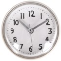 Zegar łazienkowy z przyssawką ścienny wodoodporny beżowy 7.5cm VILDE 569325-B