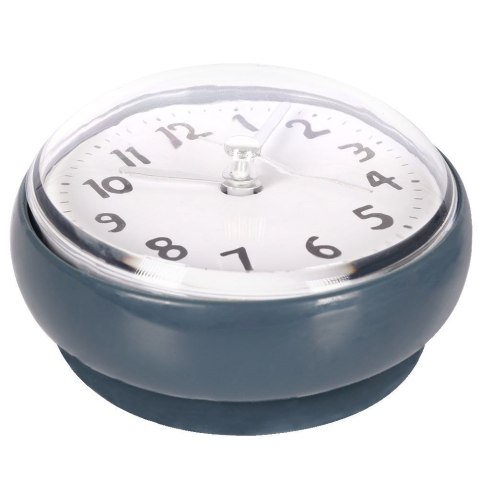 Zegar łazienkowy z przyssawką ścienny wodoodporny granatowy 7.5cm VILDE 569325-G