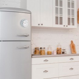 Zegar łazienkowy z przyssawką ścienny wodoodporny niebieski 7.5cm VILDE 569325-N