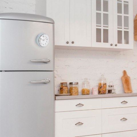 Zegar łazienkowy z przyssawką ścienny wodoodporny niebieski 7.5cm VILDE 569325-N