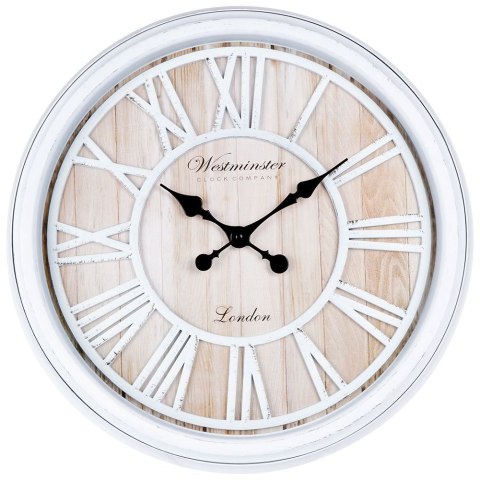 Zegar ścienny na ścianę biały 50cm VILDE 569605