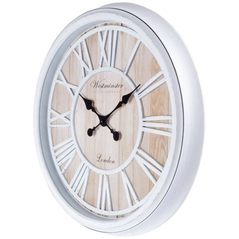Zegar ścienny na ścianę biały 50cm VILDE 569605
