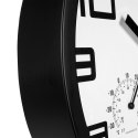 Zegar ścienny na ścianę biały z termometrem higrometrem 25cm VILDE 569613-B