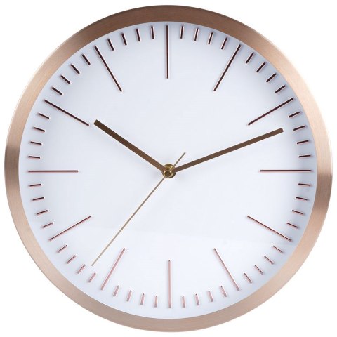 Zegar ścienny na ścianę biały złoty 30cm VILDE 569657-B