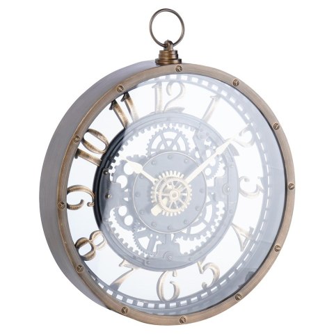 Zegar ścienny na ścianę brązowy 26.5cm VILDE 569932