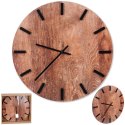 Zegar ścienny na ścianę brązowy 40cm VILDE 569889