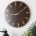 Zegar ścienny na ścianę brązowy 40cm VILDE 569890