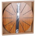 Zegar ścienny na ścianę brązowy 60cm VILDE 569891