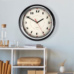 Zegar ścienny na ścianę czarny 30cm VILDE 569611