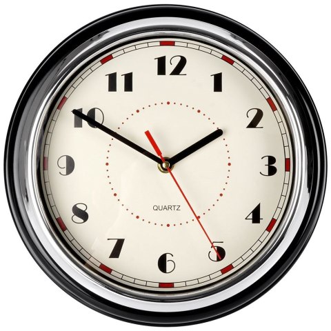 Zegar ścienny na ścianę czarny 30cm VILDE 569611