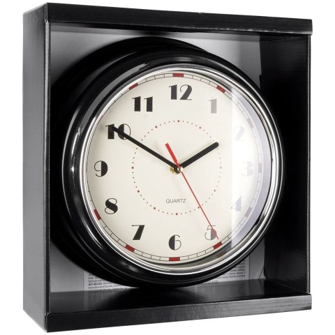 Zegar ścienny na ścianę czarny 30cm VILDE 569611