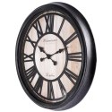 Zegar ścienny na ścianę czarny 50cm VILDE 569606