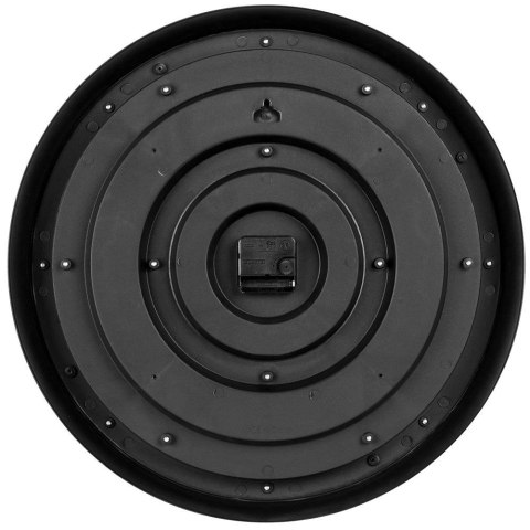 Zegar ścienny na ścianę czarny 50cm VILDE 569606