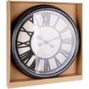 Zegar ścienny na ścianę czarny 50cm VILDE 569606